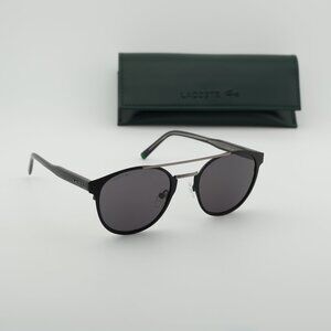 Lacoste L263S 002 Square Sunglasses - Black/Solid Grey